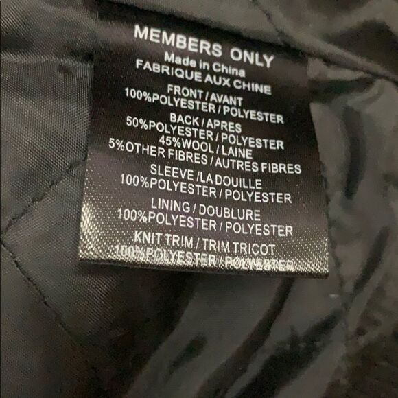 NWT MEMBERS ONLY BOMBER JACKET SIZE L - Picture 7 of 15